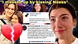 TIKTOK'S CHARLI D'AMELIO SHUTS DOWN CHASE HUDSON FOR CHEATING ON HER WITH NESSA BARRET