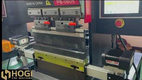 HOGI Full electric servo control mini cnc press brake PB0805 8Ton/500mm  Export