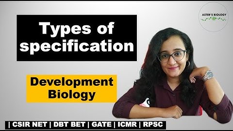 TYPES OF SPECIFICATION|AUTONOMOUS SPECIFICATION|CONDITIONAL SPECIFICATION|SYNCYTIAL SPECIFICATION|