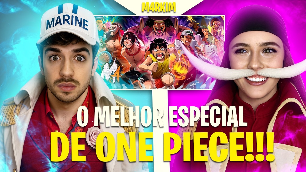 A MAIOR GUERRA DE TODAS 💥🏴‍☠️ | M4rkim - Marineford (One Piece) [CAVA E MELL REACT]
