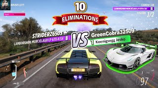 Can This ILLEGAL Jesko Stop My 10 Streak?  Forza Horizon 5 | Eliminator Gameplay