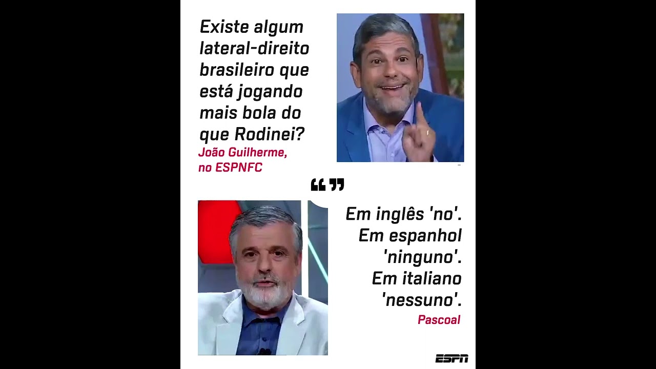 RODINEI ESTÁ MERECENDO VAGA NA SELEÇÃO? Pascoal respondeu isso…#Shorts