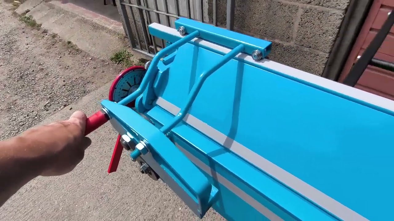 Sheet metal folder, bender 3m, ZG3000mm with slitter, angular scale and bend limiter