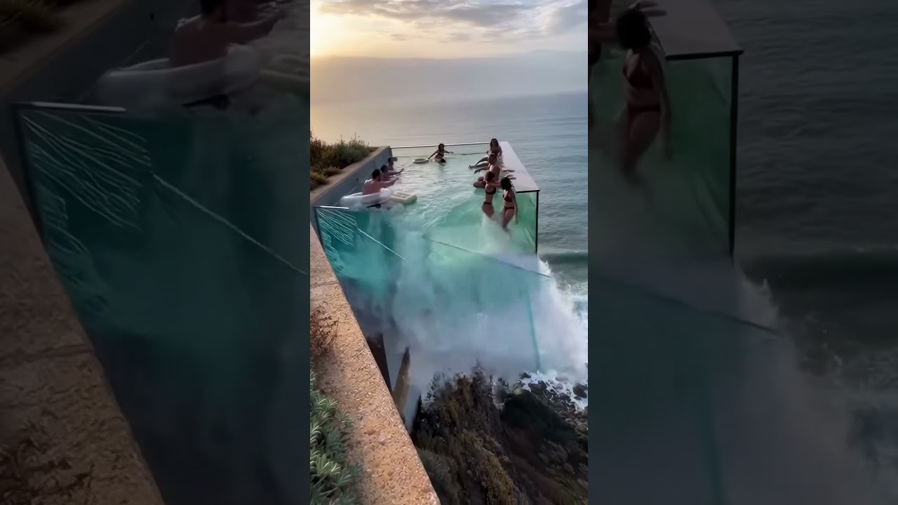 Luxury Pool COLLAPSE! 💥😱  | Ai Simulation