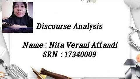 Discourse Analysis - Quiz 1