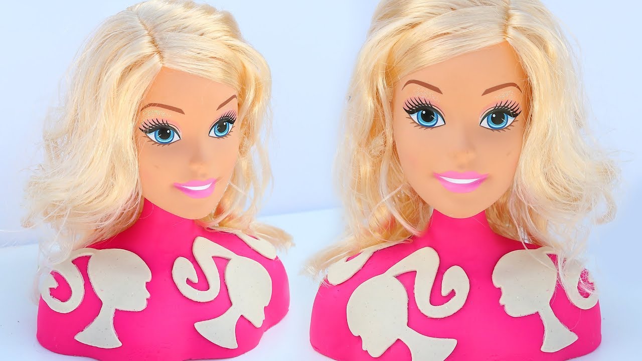 barbie with clay