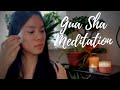 Hau chic  asmr tea making and meditational gua sha facial massage guide
