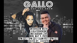 GalloTheGuyYouKnow: KAYO SHEKONI Interview (Season 8)