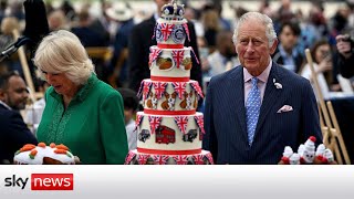 Prince Charles and Camilla attend a Jubilee lunch at the Oval