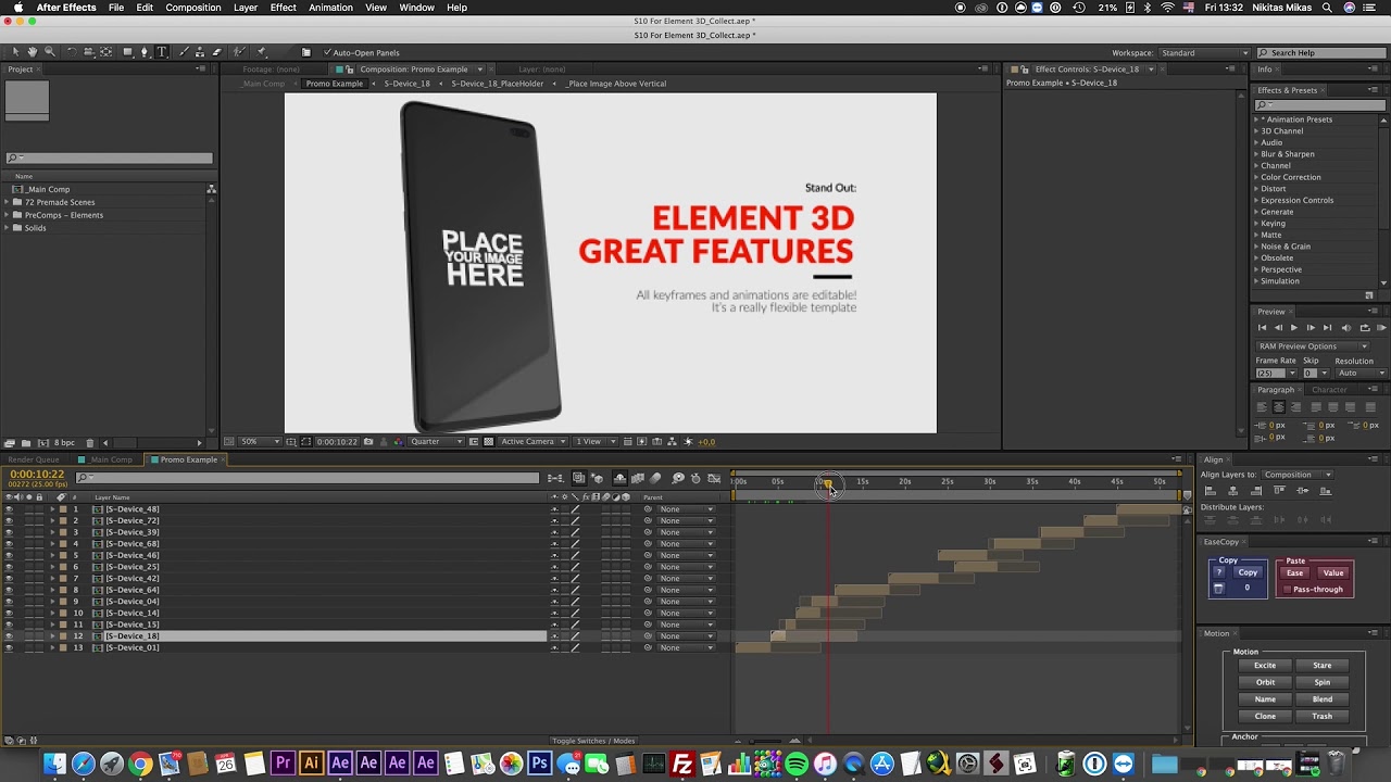 The 10 for Element 3d Tutorial (Basic Customisation) - YouTube
