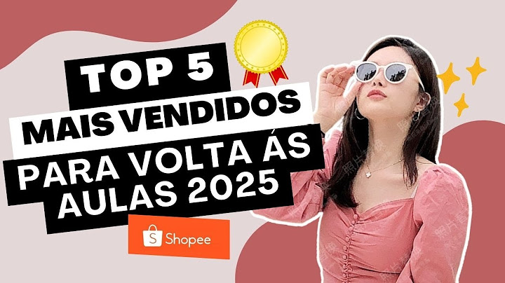 🚨 Top 5 produtos mais vendidos na Shopee para volta ás aulas | Top 5 mais vendidos em papelaria
