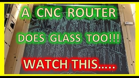 SIMPLY COOL CNC Router Project Idea- Willow Tree Engraving - Glass w/ Diamond Drag tool bobscnc etch