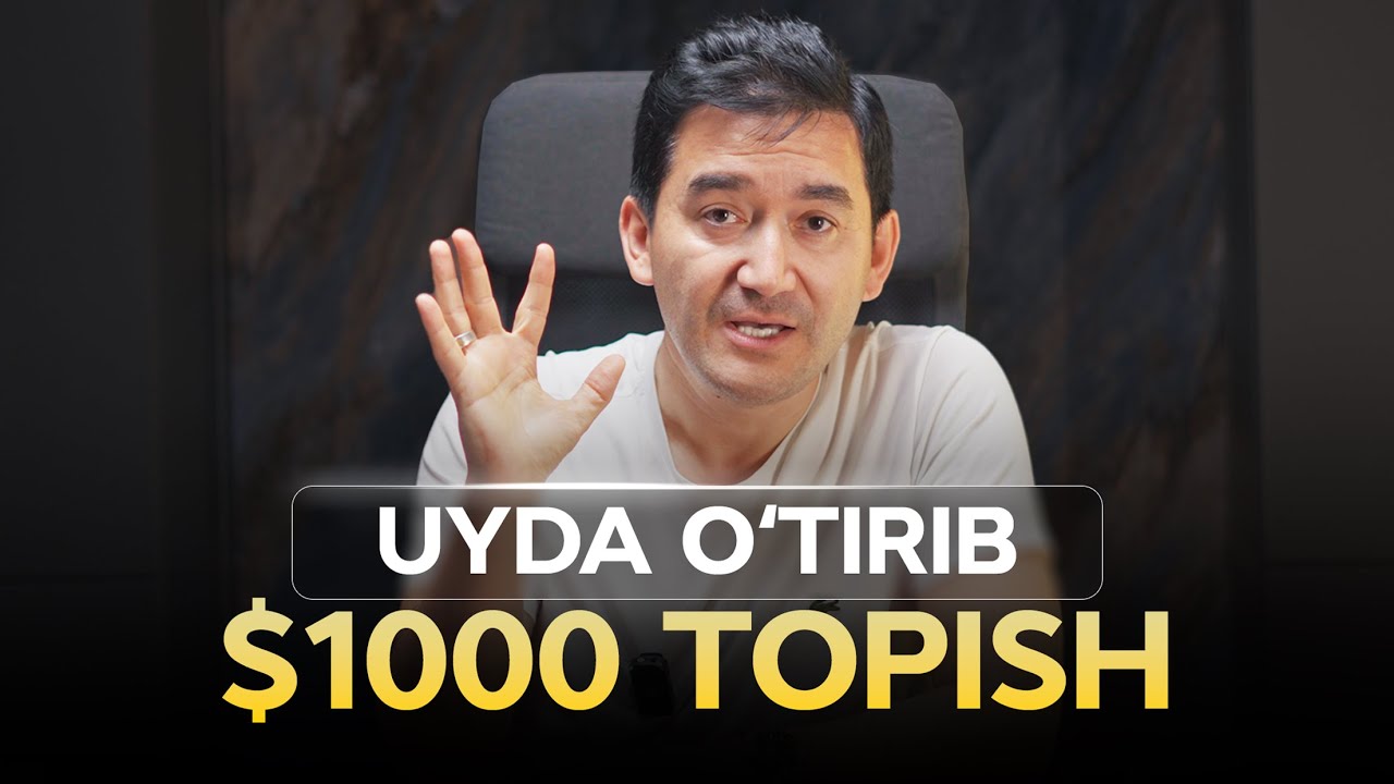 Ayollarga uyda o'tirib 1000$ topish | Anvar Abduqayum