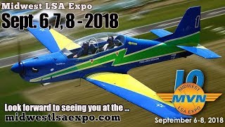 Midwest LSA Expo, Tucano Experimental Aircraft, Tucano Light Sport Aircraft.