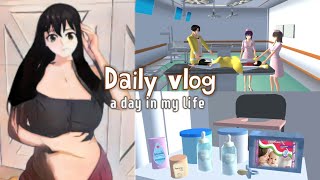 Day in my life (GivesBirth) | Sakura School Simulator