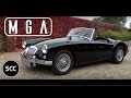 Mg mga roadster 1959  a test drive in top gear  engine sound  scc tv