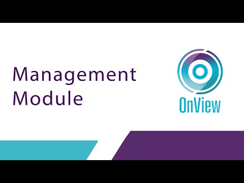 OnView StudiO -  Management Module