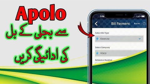 How to bill pay on Apollo app2022