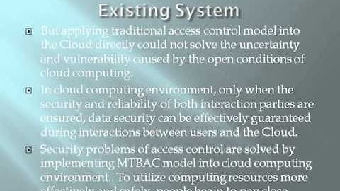 2014 IEEE JAVA/.NET MTBAC A mutual trust based access control model in Cloud computing