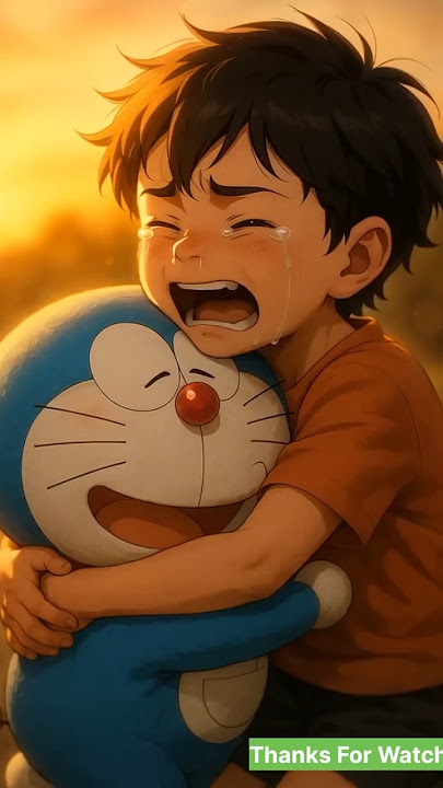 Nobita Hugs Doraemon 😭 | Heart-Touching Anime Ending | Emotional Goodbye or Reunion