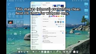 MacBook How to Make Widgets Always Transparent (macOS Tahoe 26)