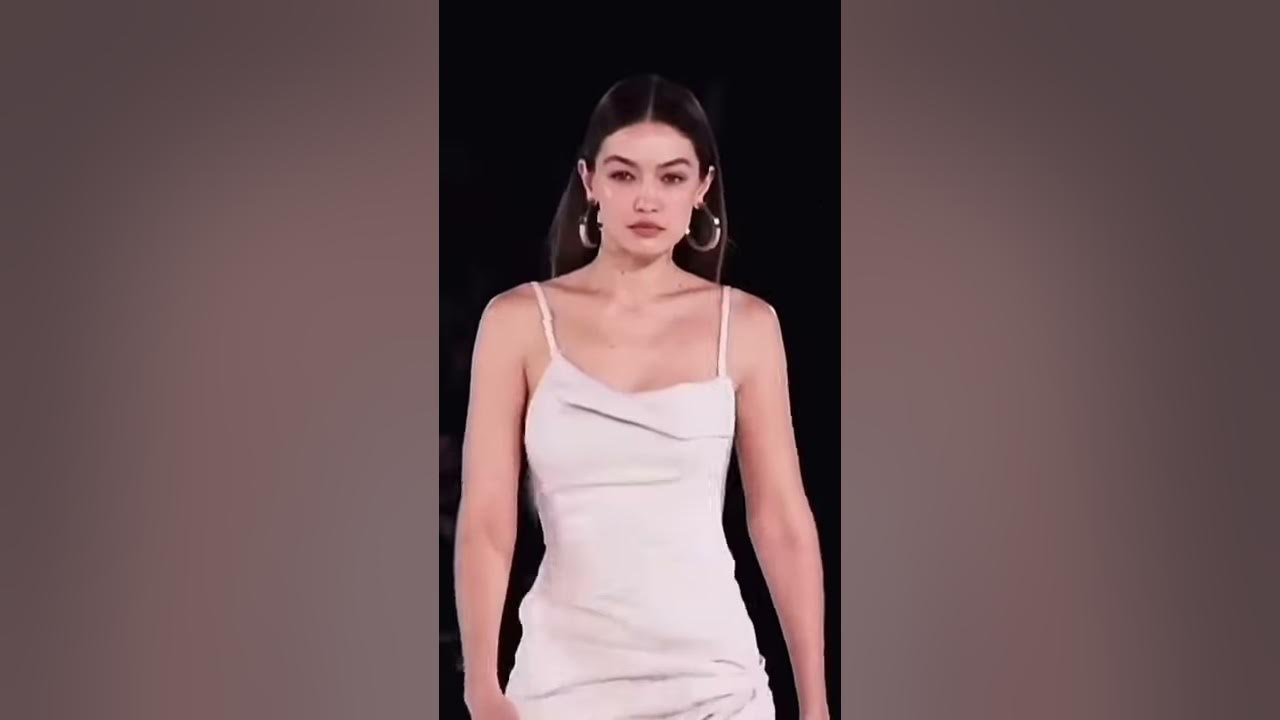 Mood // Gigi's hair flip at the JACQUEMUS Fall 2020 Ready-to-Wear