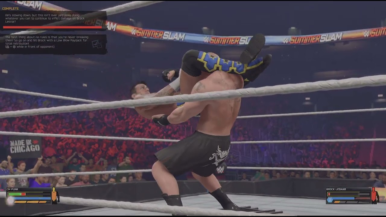 WWE 2K26: Showcase Match 7 - CM Punk Vs Brock Lesnar Summerslam 2013