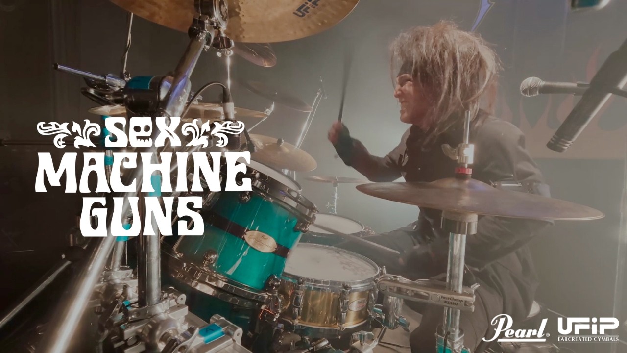 SEX MACHINEGUNS 【Live Drum Cam】 Introduction~みかんのうた~食べ