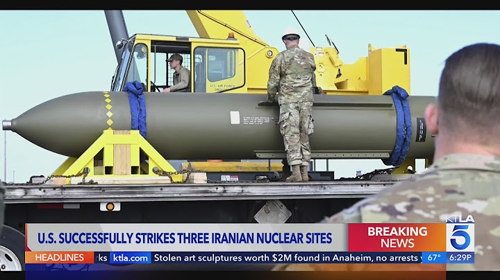Gavin Newsom responds to Trump's announcement of the U.S. military strike on Iran