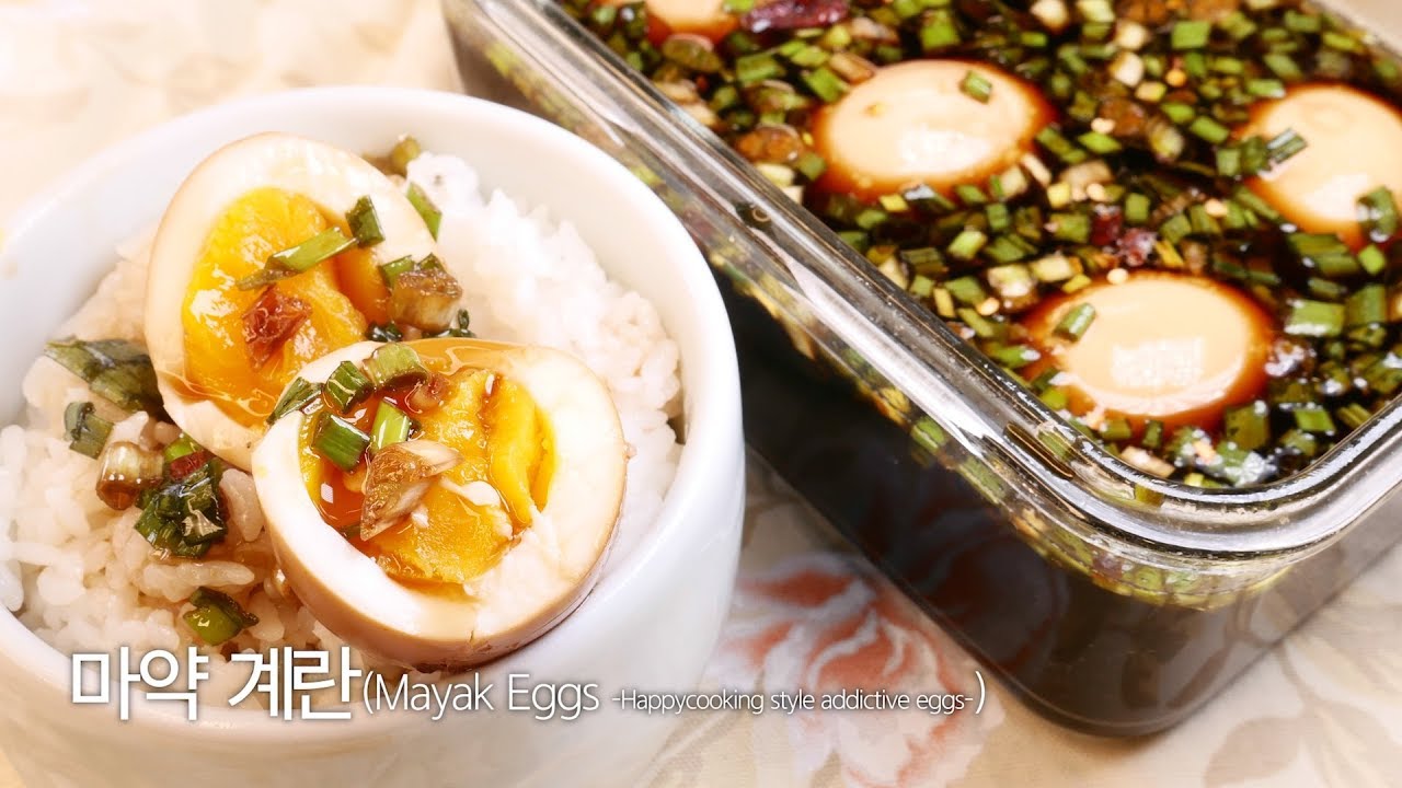 마약계란&껍질 잘까지는 달걀반숙 만들기 (addictive eggs & perfect half-boiled eggs) 