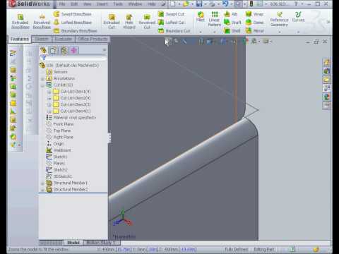 solidworks 2009 Tutorials  Weldment