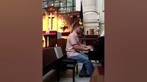 Phil Rouse practice for 2013 Commissioning week Organ Conce