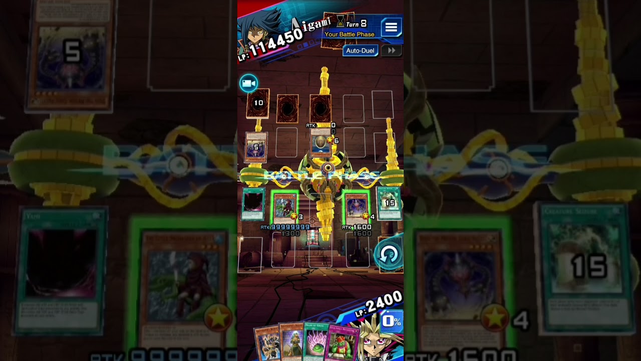 YuGiOh! DUEL LINKS CUBIC MONSTER MAXIMUM DAMAGE 99,999,999