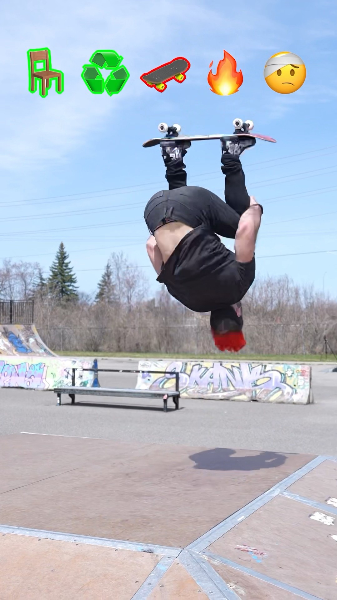 That last one!! ? parkour with emojis! ?