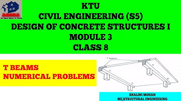 KTU,S5,CE,DESIGN OF CONCRETE STRUCTURES I,MODULE 3,CLASS8,T BEAMS,NUMERICAL PROBLEMS,MALAYALAM