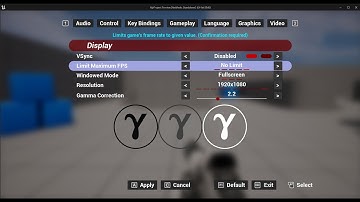 Unreal Engine Settings Menu Integration