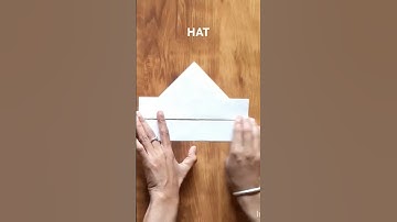 EASY ORIGAMI HAT PAPER FOLDING STEP BY STEP |DIY PAPER HAT TUTORIAL ORIGAMI WORLD EASY INSTRUCTIONS