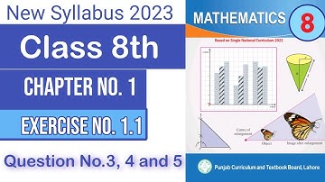 Class 8th Math Chapter 1 Exercise 1.1 Question 3, 4 and 5 New Syllabus (2023-2024) | Class 8th Math