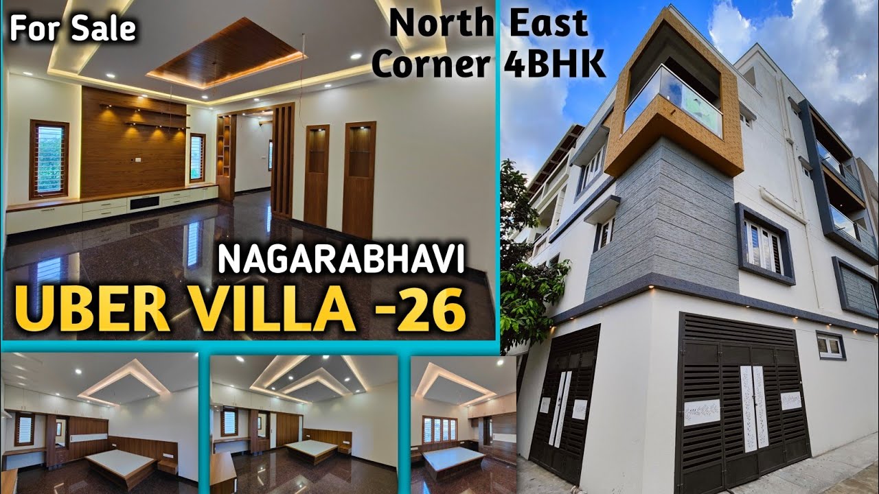 Uber Villa 26 | Северо-восточный угол, 4 спальни, 40x22, продажа, Нагарабхави