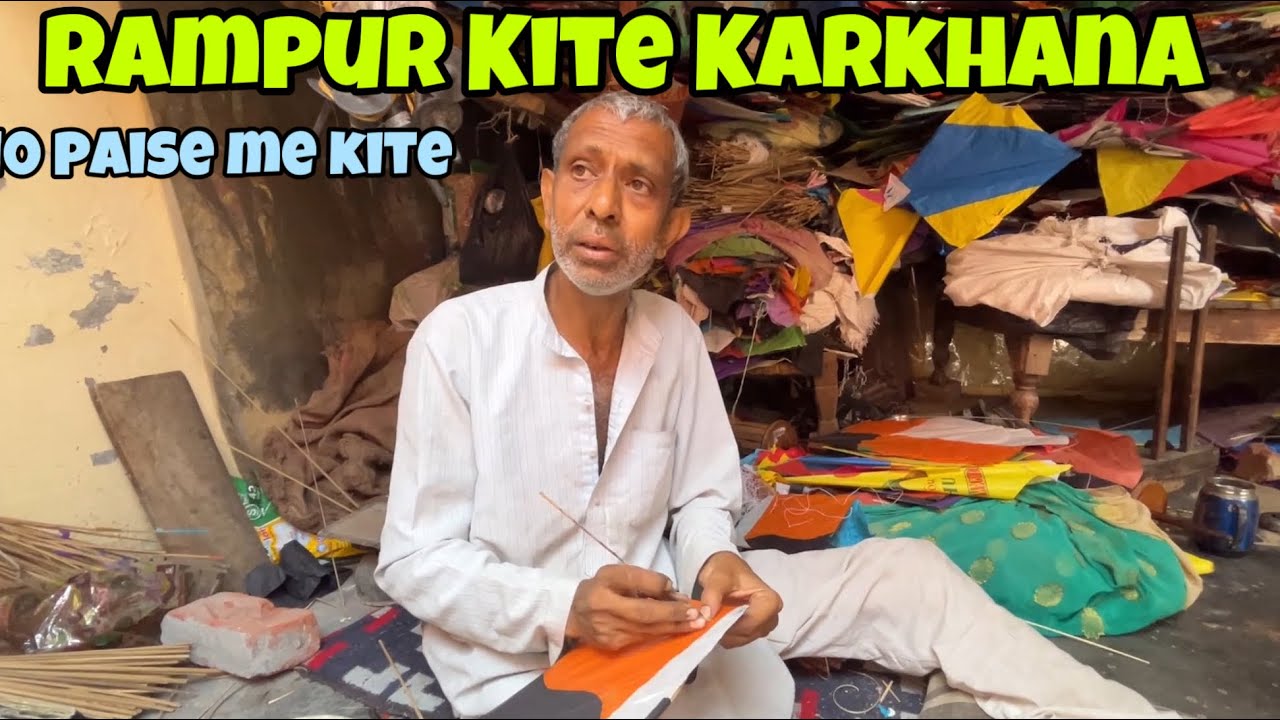 रामपुर में पतंगों का कारखाना || Kites at Cheapest Rates 😲 || Kite Manufacturing in Rampur U.P