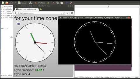 [Assembly 8086/87 / DOS] 2D from scratch - Analogic Clock