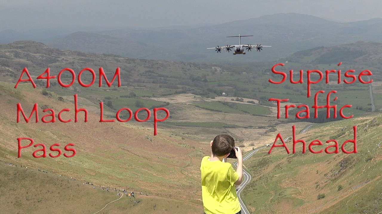 A400M Navigates Mach Loop — I Didn't Expect the Traffic Ahead