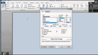 Creating a brochure with jaws in Word
