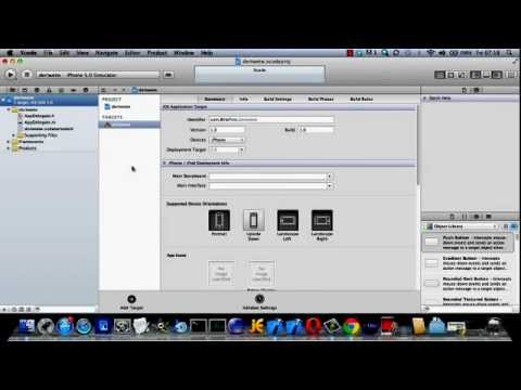 Xcode 4.3 Navigation Controller Tab Bar Controller Empty Project  part 2