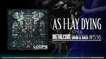 Metalcore Backing Track / Drum And Bass / As I Lay Dying Style / 125 bpm Jam in D - G Minor