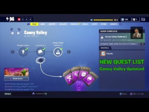 part 1 canny valley main quest list after update - fortnite stw canny valley motel