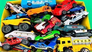 Carros y Camiones de Construcción - Caja de Coches para Niños - Colección de Juguetes Infantiles