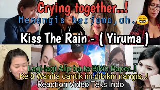 Crying together, Kiss the Rain ( Yiruma ) Cover guitar fingerstyle, Alip ba ta Teks Indo.