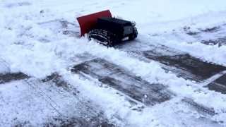 Robot snow plow