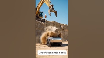 AI just gave us the most ridiculous crash test of the year #AIGenerated #CybertruckFantasy